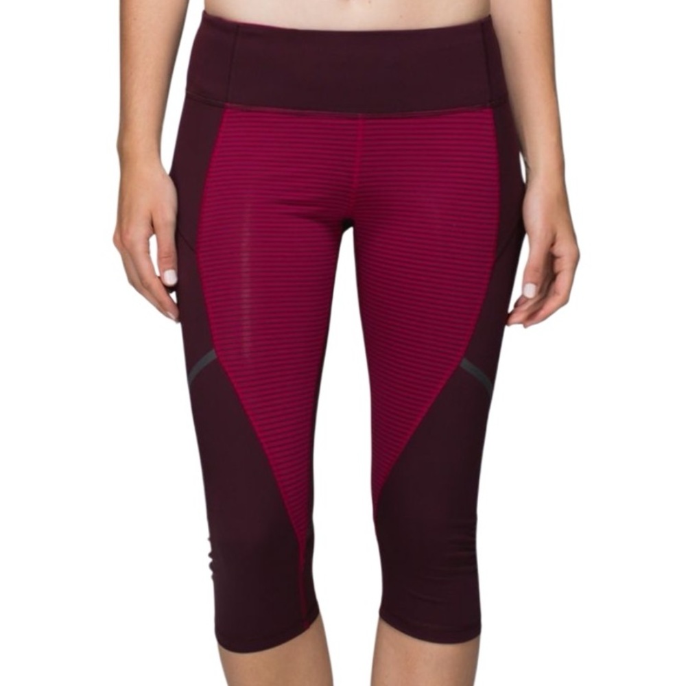 Lululemon Hop To It Crop *Full-On Luxtreme
Bordeaux